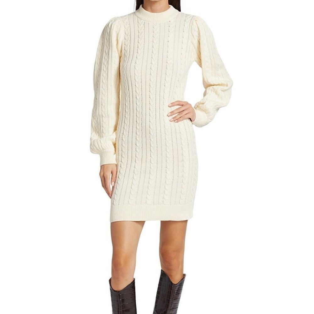 WAYF Cabled Sweater Dress size XS